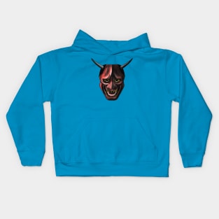 Hannya mask, japanese tattoo inspired design Kids Hoodie